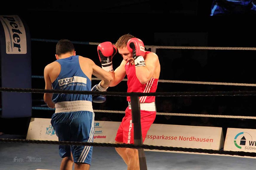 Boxnacht mit einem klaren Sie f&uuml;r den Nordh&auml;user Sportverein