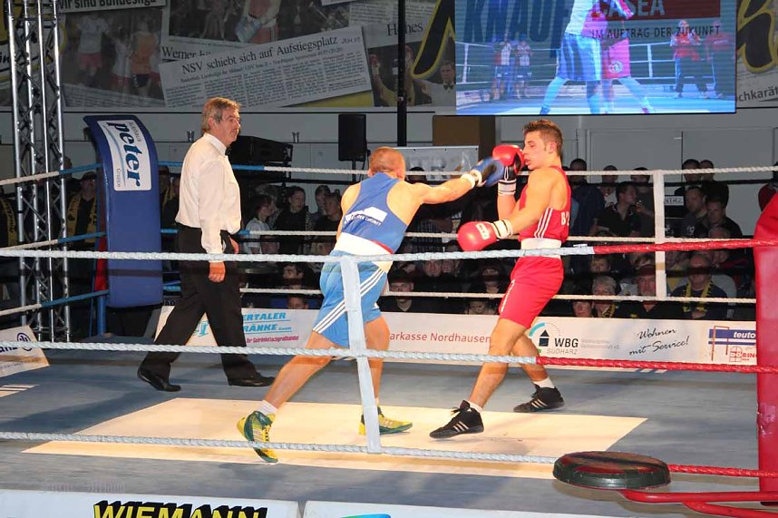 Boxnacht mit einem klaren Sie f&uuml;r den Nordh&auml;user Sportverein
