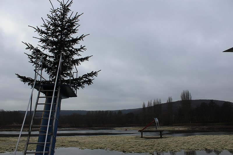 Premiere am Bebraer Teich