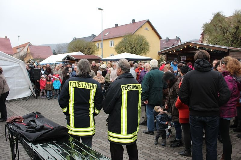 Auch in Jecha war der Weihnachtsmann