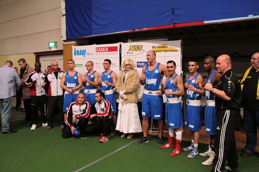 Boxnacht in der Ballspielhalle in Nordhausen