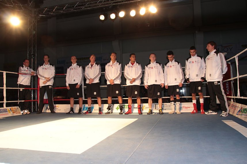 Boxnacht in der Ballspielhalle in Nordhausen
