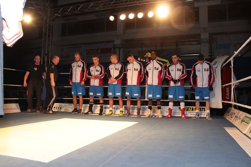 Boxnacht in der Ballspielhalle in Nordhausen