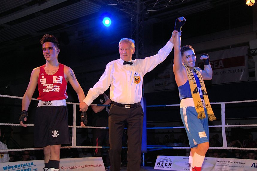 Boxnacht in der Ballspielhalle in Nordhausen