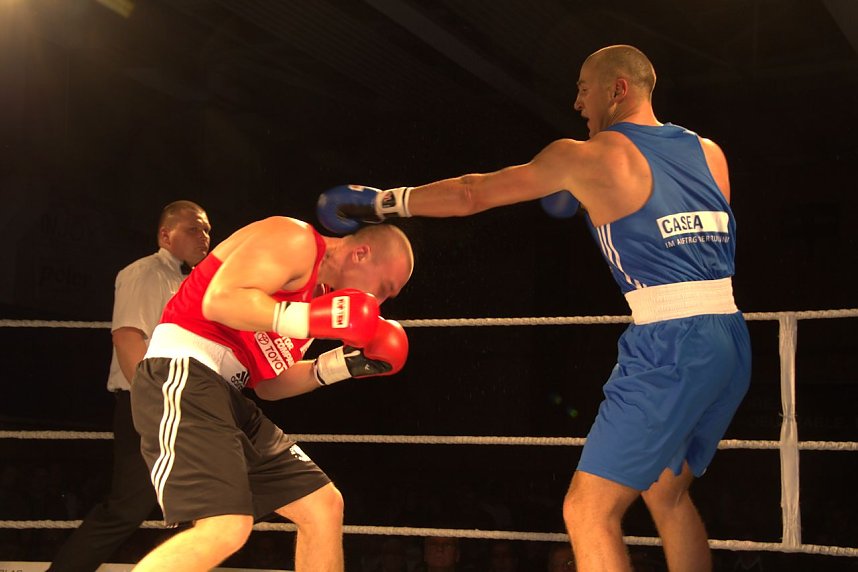 Boxnacht in der Ballspielhalle in Nordhausen