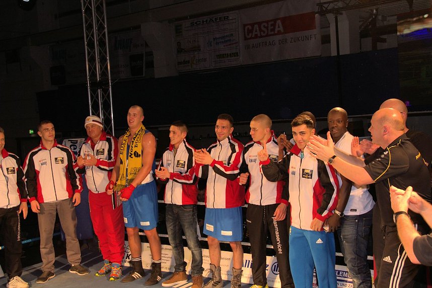 Boxnacht in der Ballspielhalle in Nordhausen