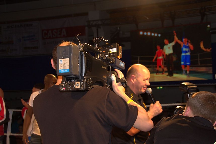 Boxnacht in der Ballspielhalle in Nordhausen