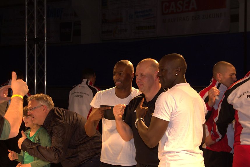 Boxnacht in der Ballspielhalle in Nordhausen