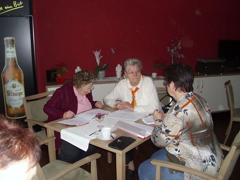 Jahresr&uuml;ckblick und Kassenbericht im WB 4