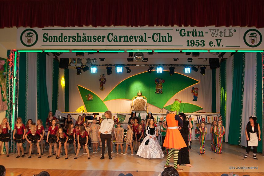 Kinderkarneval beim SCC Gr&uuml;n Wei&szlig;
