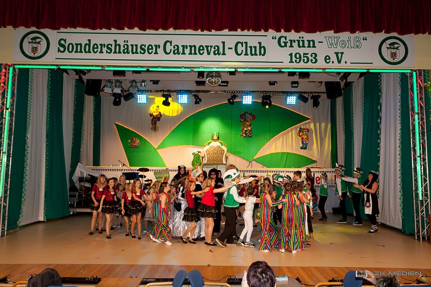 Kinderkarneval beim SCC Gr&uuml;n Wei&szlig;