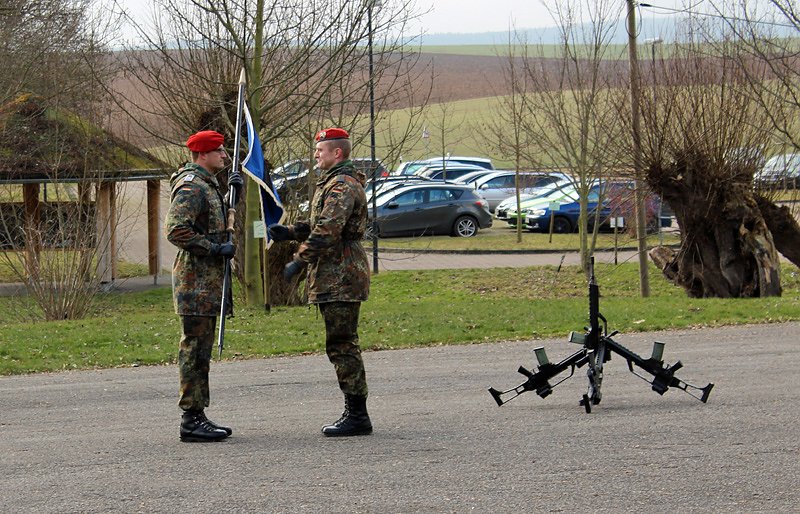 &Uuml;bergabe Kommando bei der 1. Kompanie des Versorgungsbataillons 131