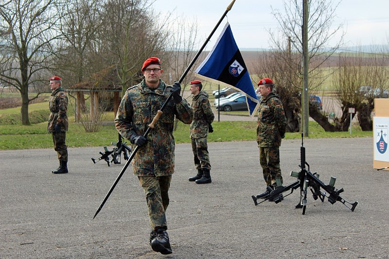 &Uuml;bergabe Kommando bei der 1. Kompanie des Versorgungsbataillons 131