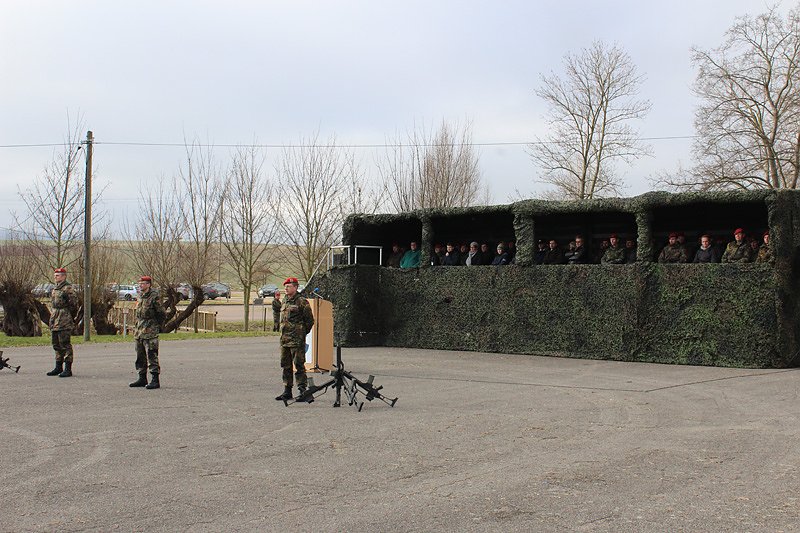 &Uuml;bergabe Kommando bei der 1. Kompanie des Versorgungsbataillons 131