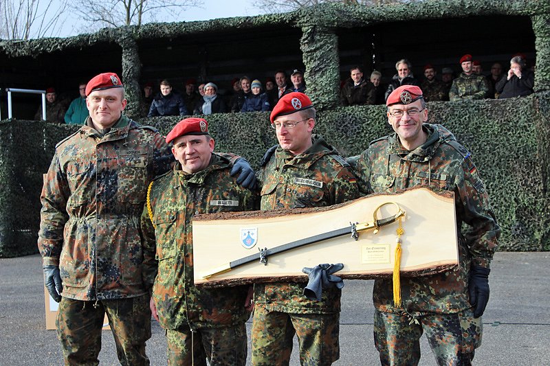 &Uuml;bergabe Kommando bei der 1. Kompanie des Versorgungsbataillons 131