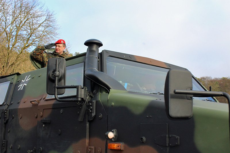&Uuml;bergabe Kommando bei der 1. Kompanie des Versorgungsbataillons 131