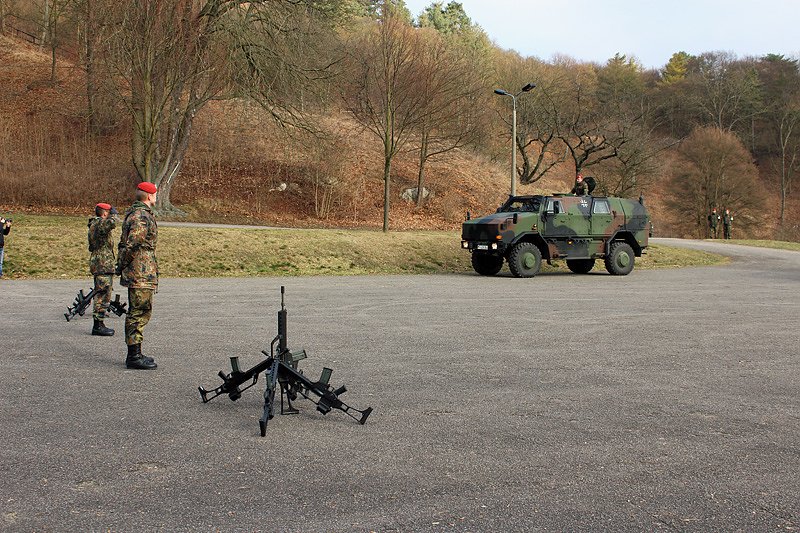 &Uuml;bergabe Kommando bei der 1. Kompanie des Versorgungsbataillons 131