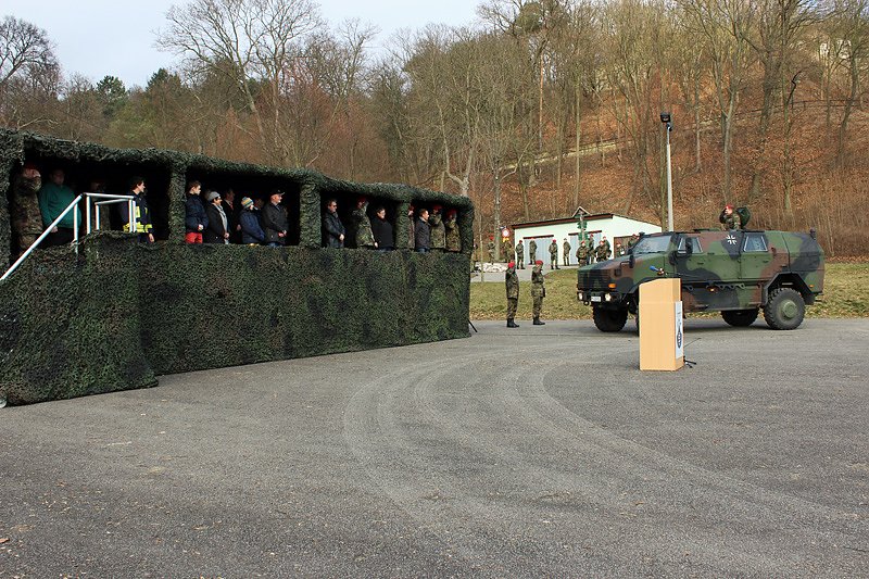 &Uuml;bergabe Kommando bei der 1. Kompanie des Versorgungsbataillons 131