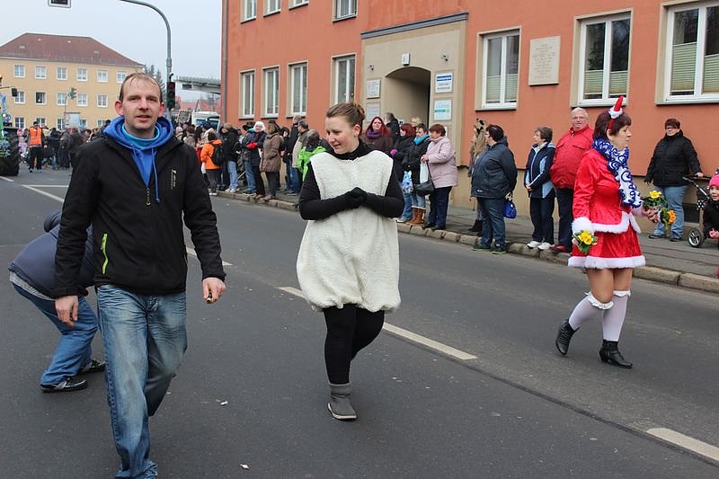 N&auml;rrinnen und Narren zogen durch Sondershausen (1)