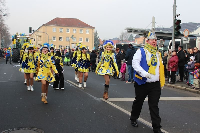 N&auml;rrinnen und Narren zogen durch Sondershausen (1)