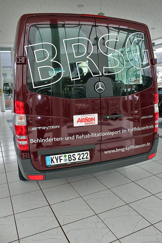 "Aktion Mensch" sponsert Fahrzeug f&uuml;r BRSG