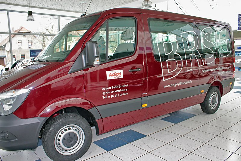 "Aktion Mensch" sponsert Fahrzeug f&uuml;r BRSG