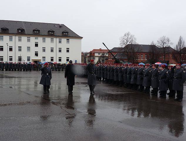 Gel&ouml;bnis der Rekruten in Sondershausen
