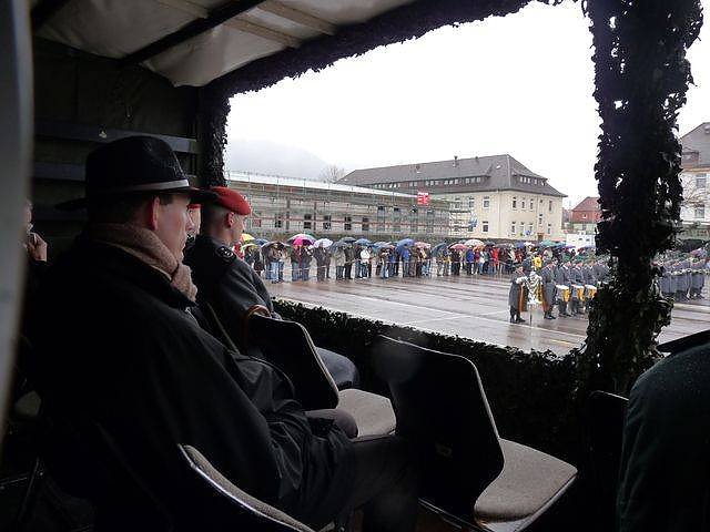 Gel&ouml;bnis der Rekruten in Sondershausen