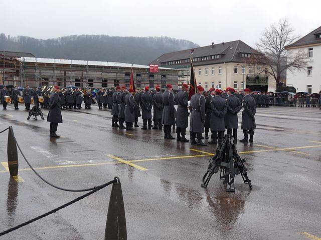 Gel&ouml;bnis der Rekruten in Sondershausen