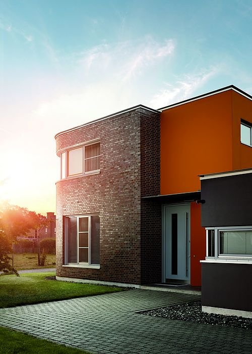 Klinker als Blickfang