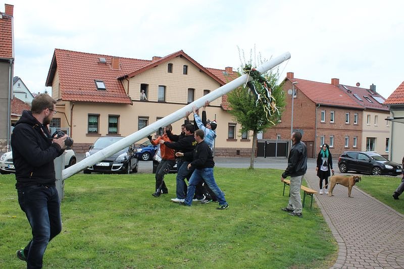 Bei den Kirmesburschen gefeiert