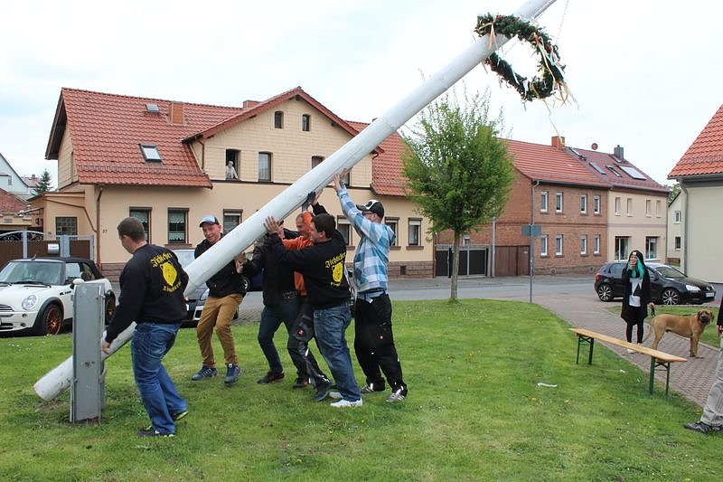 Bei den Kirmesburschen gefeiert