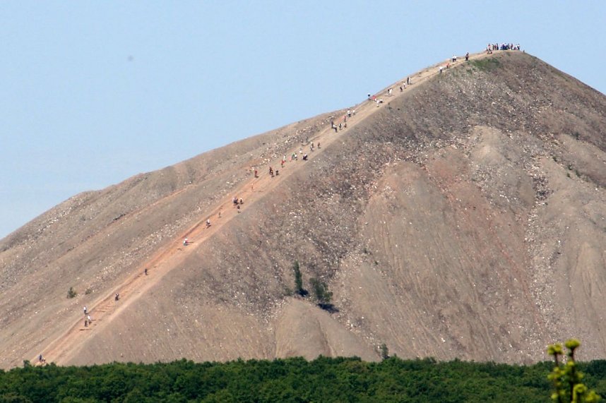 Haldenbesteigung Hohe Linde