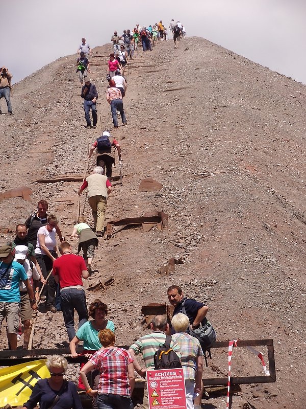 Haldenbesteigung Hohe Linde