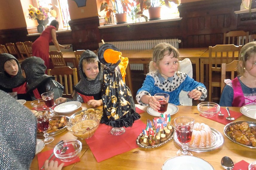 Vorschulkinder auf Abschlussfahrt