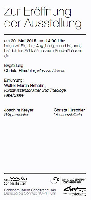 Neue Ausstellung in Sondershausen