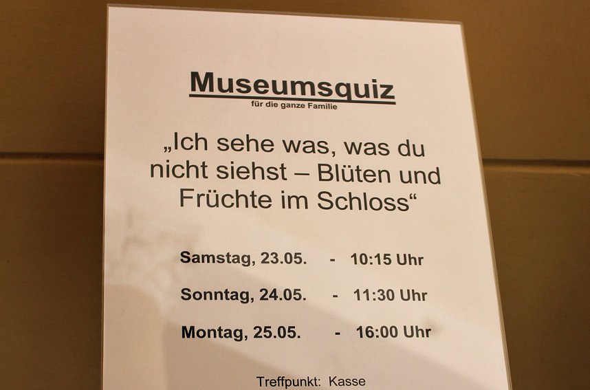 Schl&ouml;ssertage auch in Sondershausen