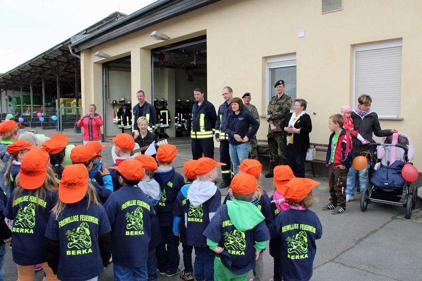 Kindertag bei der Feuerwehr in Berka