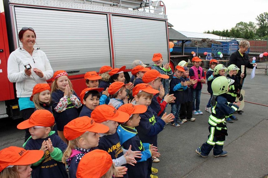 Kindertag bei der Feuerwehr in Berka