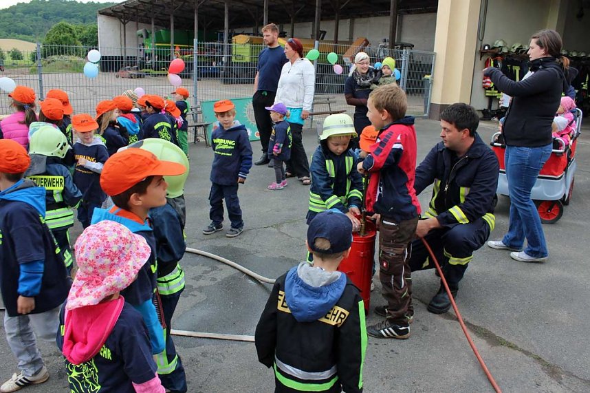 Kindertag bei der Feuerwehr in Berka