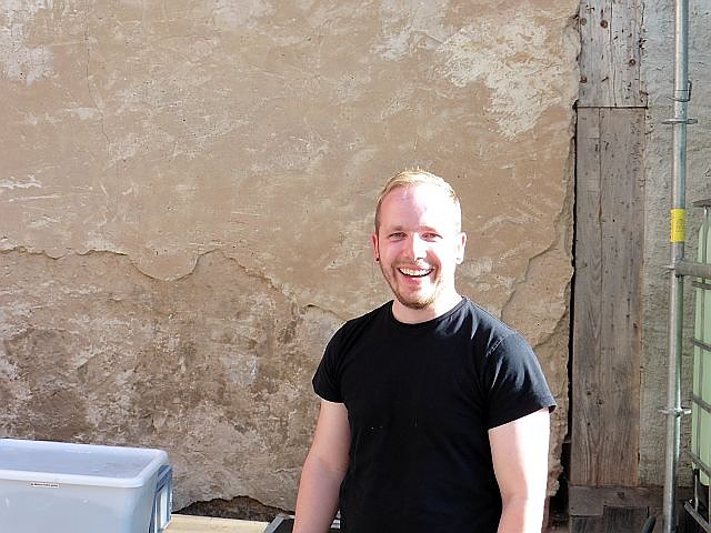 Kopfloser Dirigent beim Residenzfest 2015