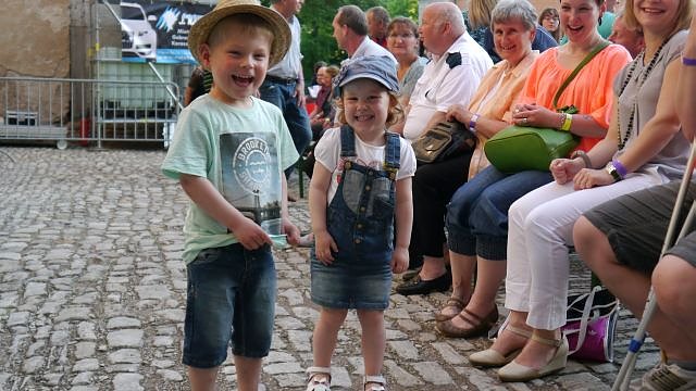 Kopfloser Dirigent beim Residenzfest 2015