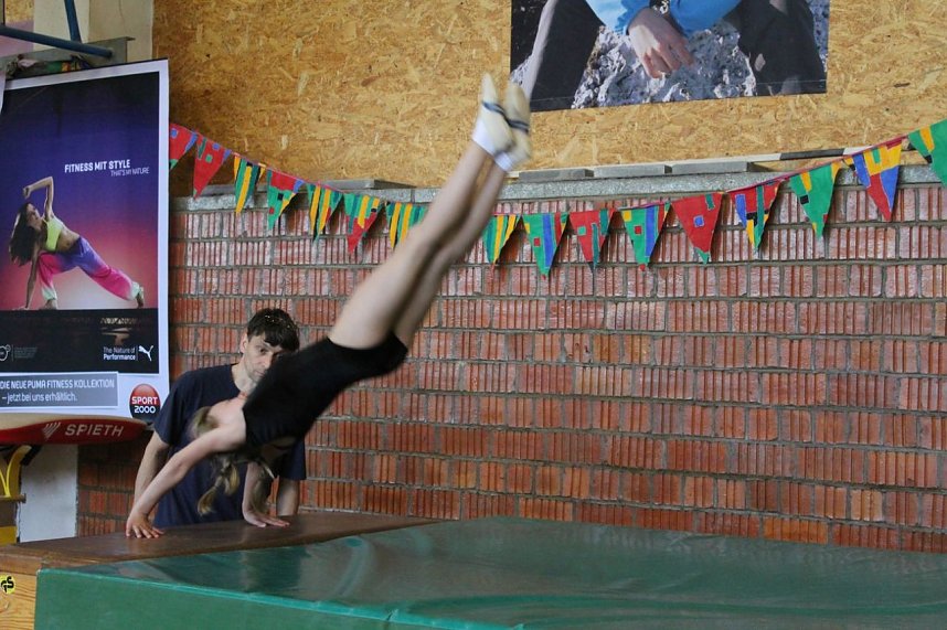 In der Borntalhalle wird geturnt