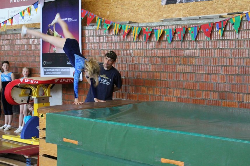 In der Borntalhalle wird geturnt