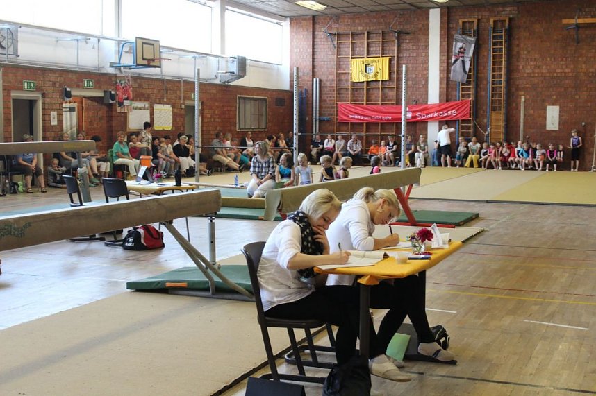 In der Borntalhalle wird geturnt
