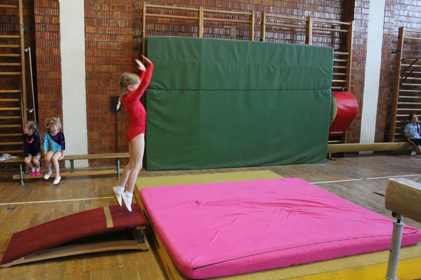 In der Borntalhalle wird geturnt