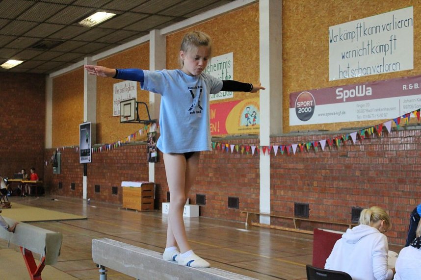 In der Borntalhalle wird geturnt