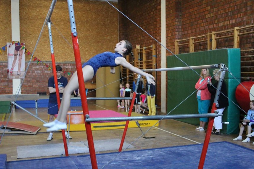 In der Borntalhalle wird geturnt