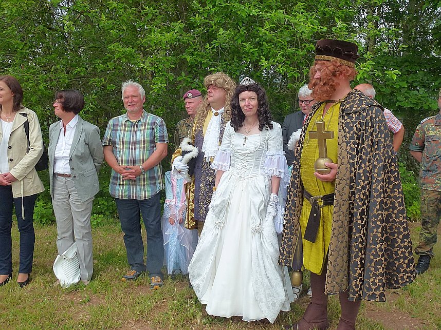 Appell mit Kanonenweihe