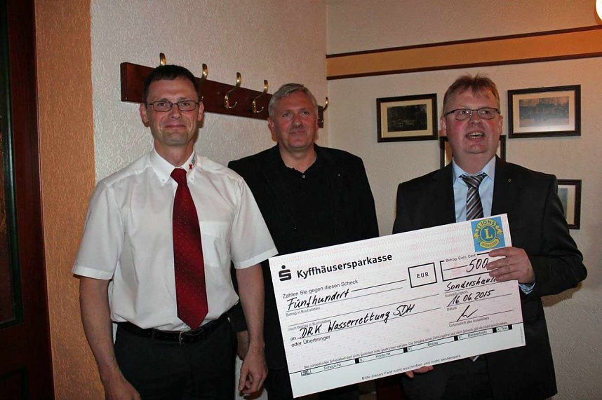 Lionsclub Sondershausen mit Spenden